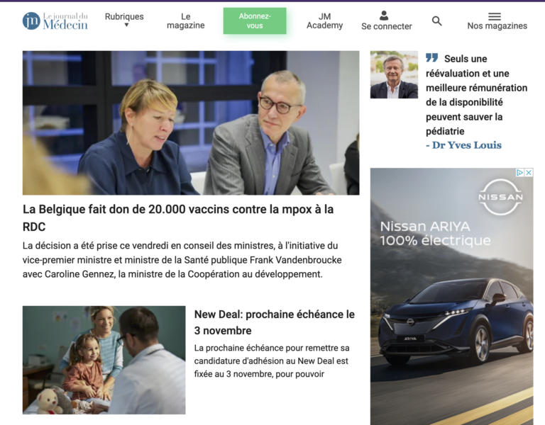 Le journal du Médecin - site web